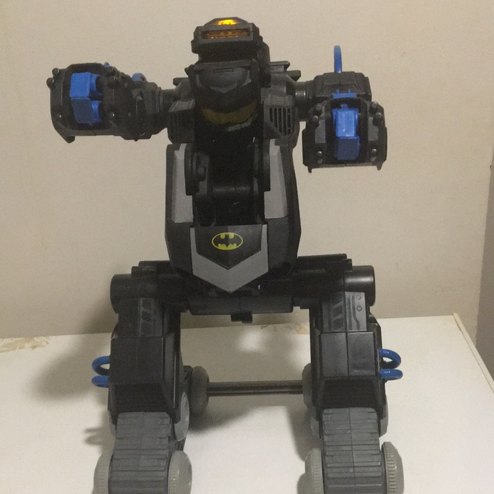 Batman Black and Blue Robot Toy